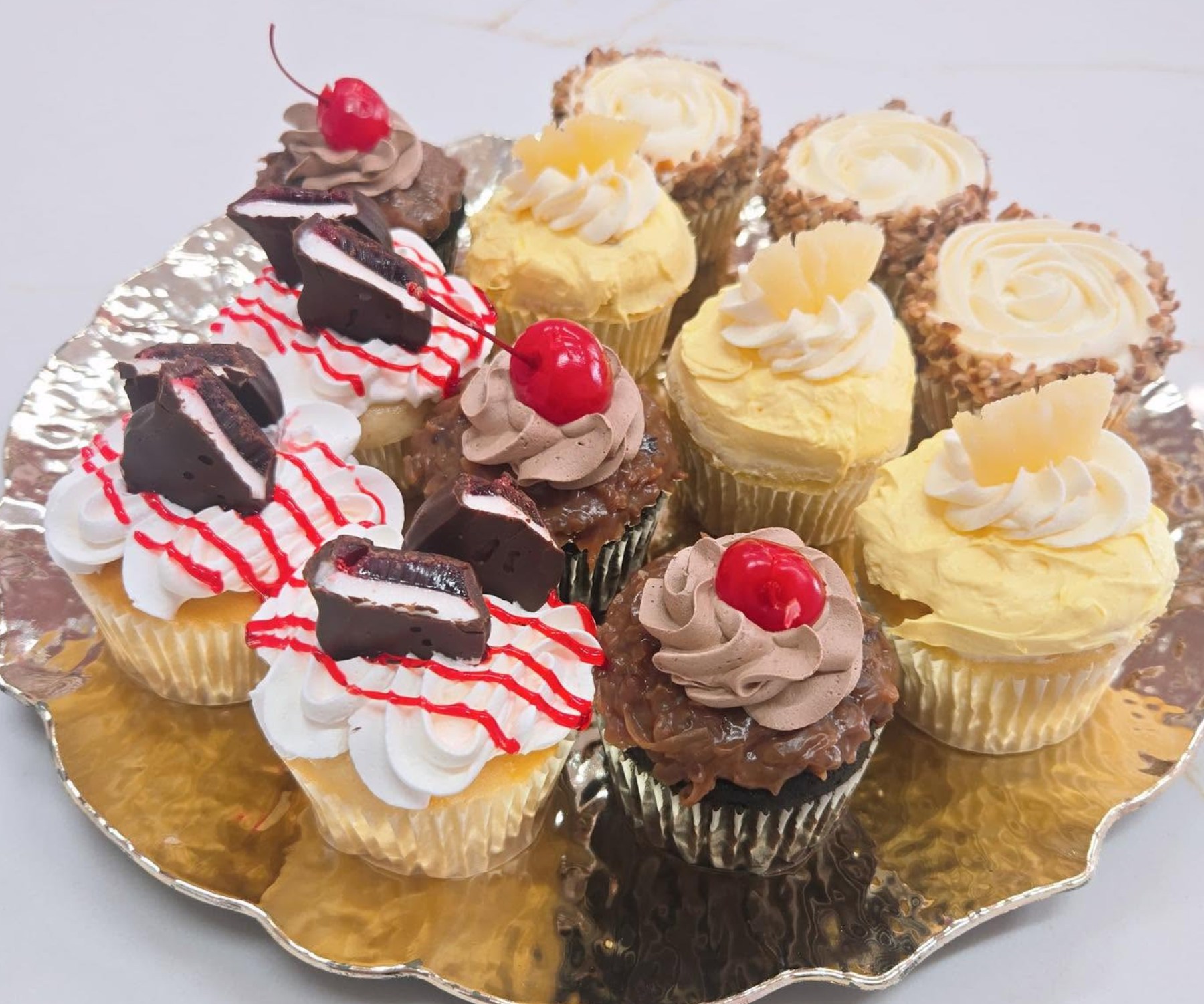 Assorted cupcakes